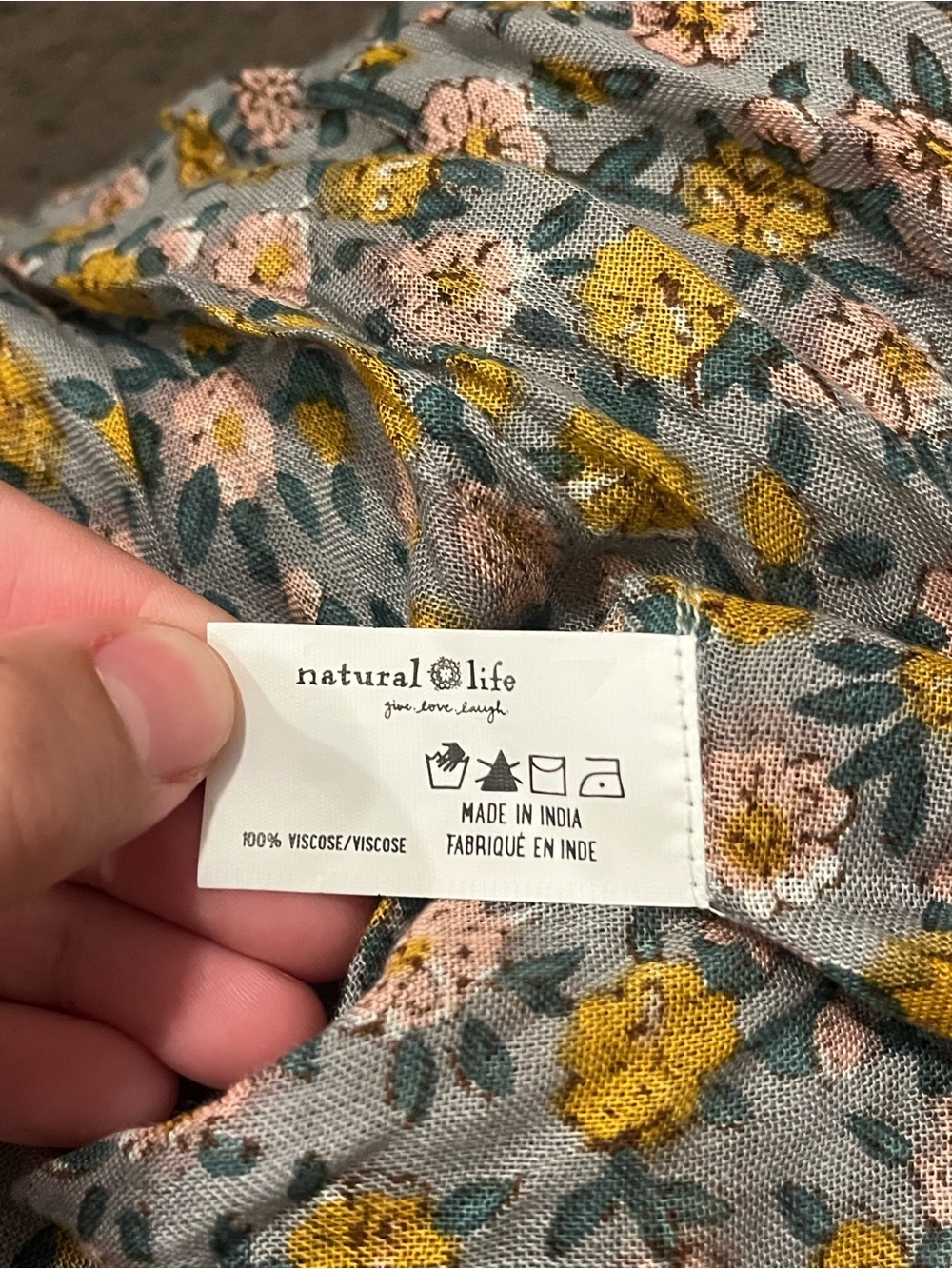 Natural Life Sierra Floral Kimono - Picture 5 of 6